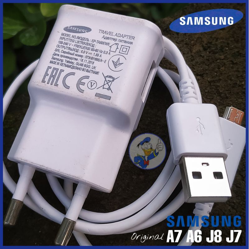 SAMSUNG เครื่องชาร์จซัมซุงแท้ HP A7 2018 | เจ8 | A6 | เจ7 โปร | J7 prime มือสองจากโทรศัพท์มือถือ
