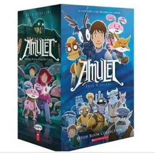 หนังสือการ์ตูนชุด Amulet 7 เล่ม  Comic Book หนังสือการ์ตูนภาษาอังกฤษ หนังสือเด็ก พร้อมส่ง