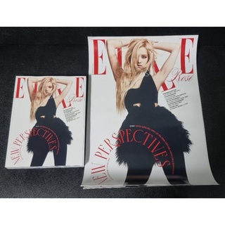 พร้อมส่ง ELLE Magazine Rosé + Poster