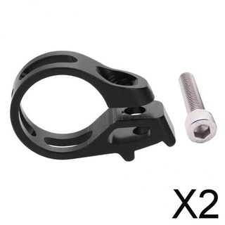 Les Fleurs  2x Aluminum Alloy Bike Bicycle Shifter Trigger Clamp For X7 X9 X0 XX XO1