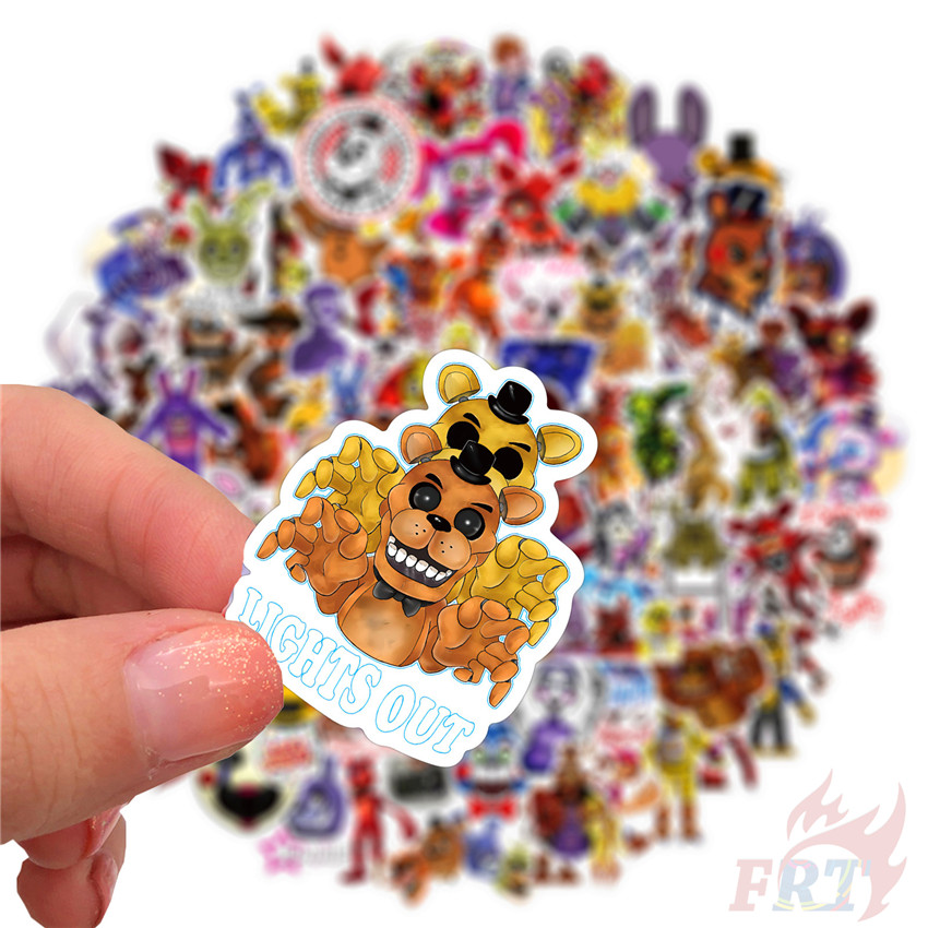 100Pcs/Set ❉ Five Nights at Freddy's Series A - Anime Games FNAF สติ๊กเกอร์ ❉ Waterproof DIY Luggage Laptop Skateboard Doodle Decals สติ๊กเกอร์ - รูปที่ 2