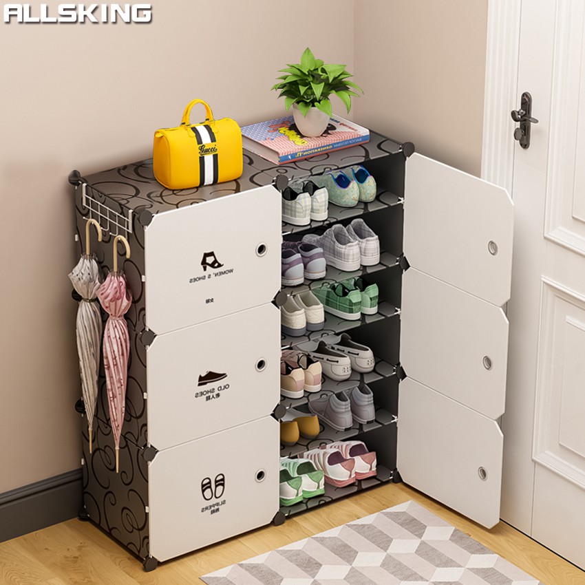 Shoe Storage Boxes 298 บาท Allsking ชั้นวางรองเท้า ตู้วางรองเท้า Home & Living