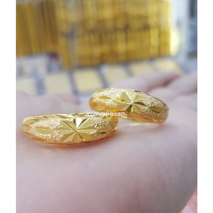แหวนทอง 1 สลึง งานใส่สวย ใส่มั่นใจ ใส่แทนแหวนทองแท้ได้ สินค้าขายดี พร้อมส่งทันใจ แหวนทองเหลือง งานลดราคาพิเศษสุดๆ