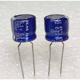 Elna RC2 330uf 6.3v capacitor ตัวเก็บประจุ คาปาซิเตอร์