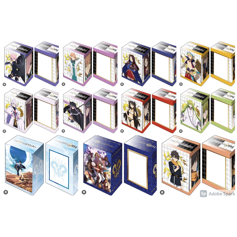 Bushiroad Deck Holder Fate/Grand Order : Fujimaru, Mashu, Romani, Leonardo, Gilgamesh, Merlin, Anna,