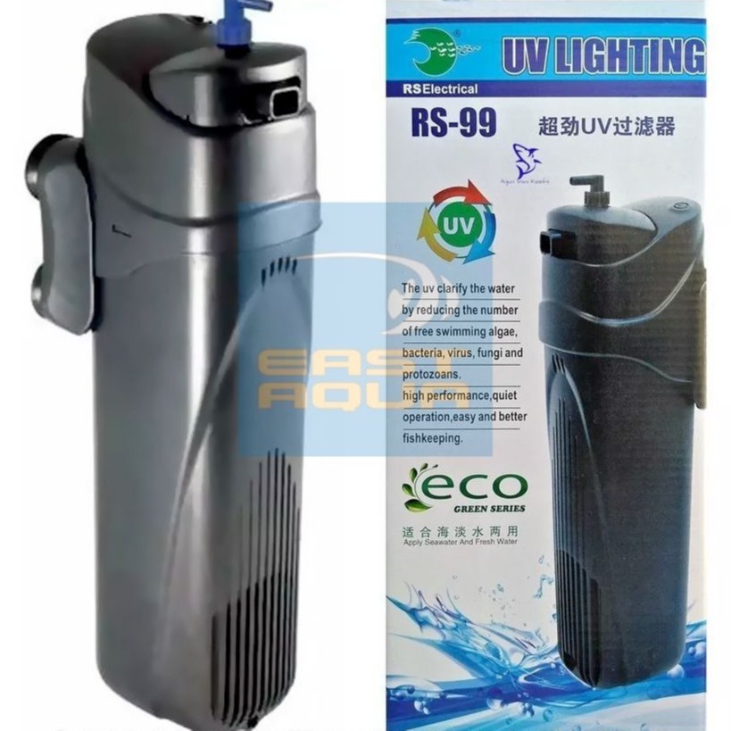 RS Electrical RS-99 กรองภายใน UV Filter Aquarium Filter Aquarium Filter จมอยู่ใต้น้ํา