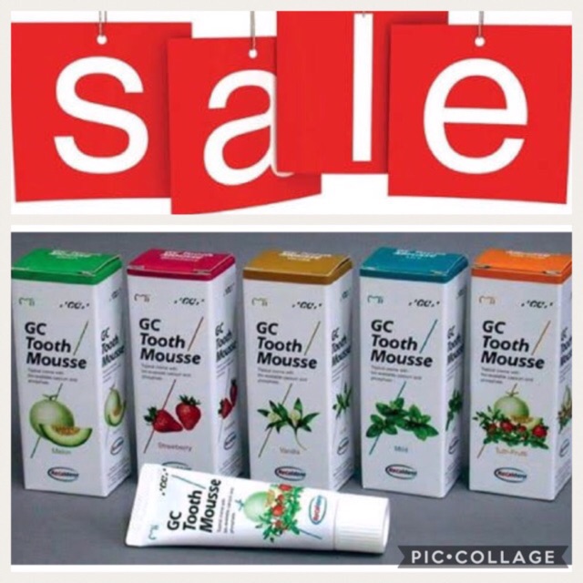 GC Tooth Mousse ราคาพิเศษสามารถป้องกันและรักษาอาการฟันด่างขาว ของแท้100%