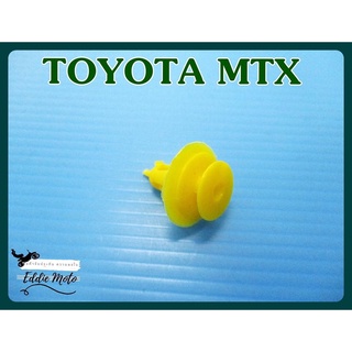 TOYOTA MTX DOOR PANEL CLIP PLASTIC "YELLOW" (1 PC.)  // กิ๊บแผงประตู (ตัวสีเหลือง) (1 ตัว) สินค้าคุณภาพดี