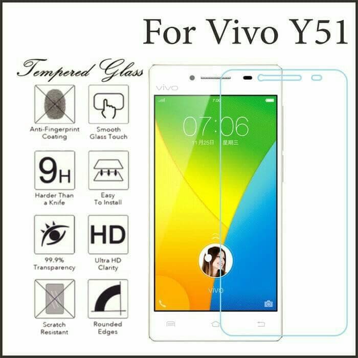 กระจกนิรภัยใสป้องกันรอยขีดข่วน Vivo Y21, Y31, Y51, Y55, Y65, Y66, Y69, Y71, Y81, Y83, V5 LITE