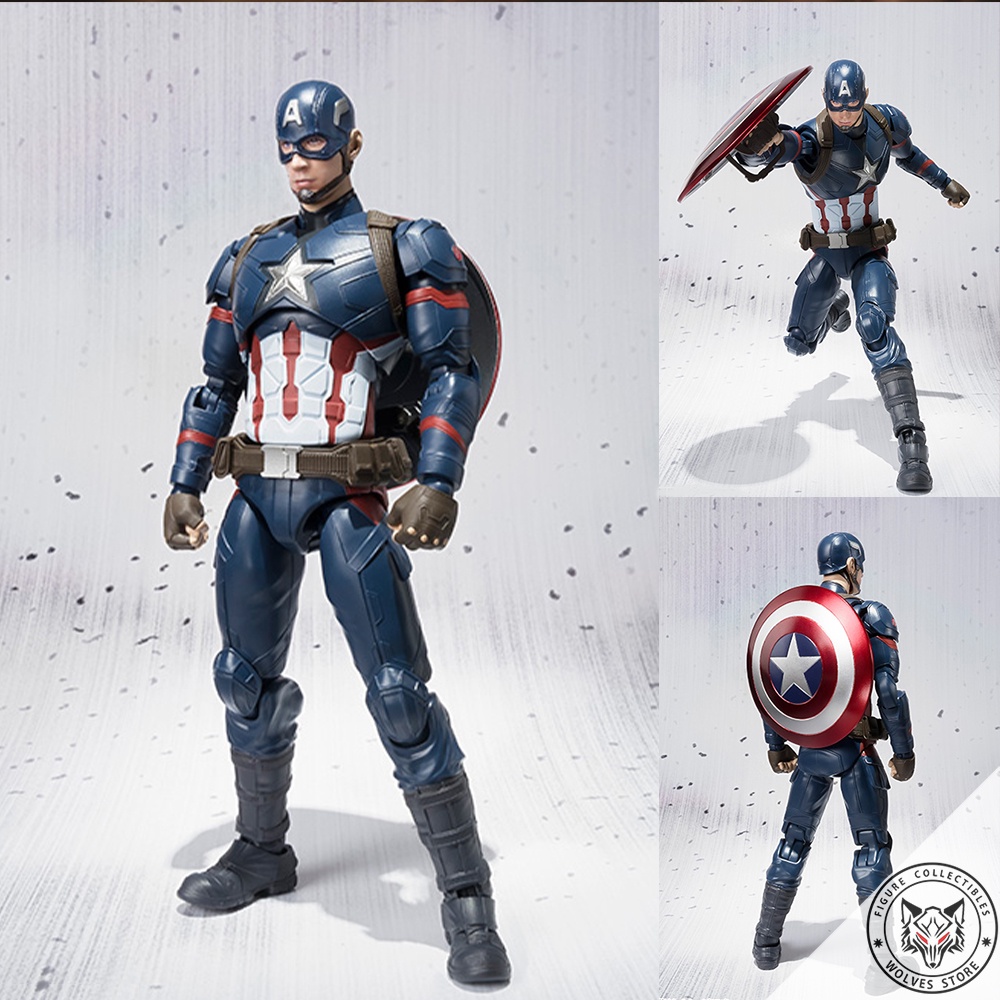 Model SHF Marvel Marvel รุ ่ น SHF Captain American ( Civil War