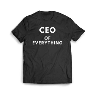 เสื้อผ้าผชเสื้อยืด พิมพ์ลาย Ceo Of EverythingS-5XL