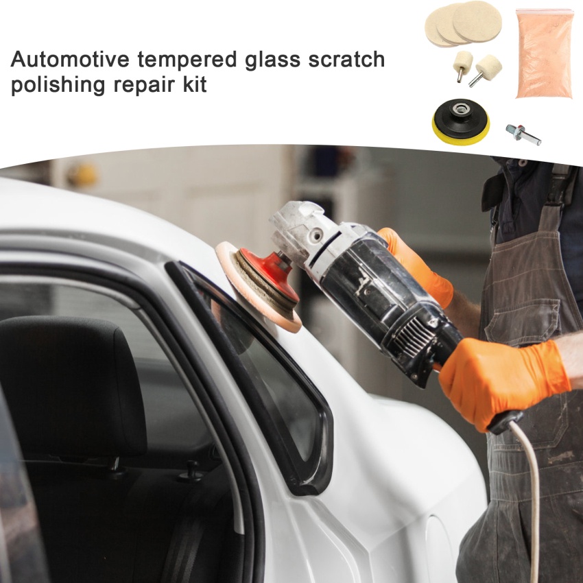 ✨[จัดส่งภายใน 1 วัน]8 ชิ้น Cerium Oxide แก้วขัดผงชุดสําหรับ Deep Scratch Remover สําหรับกระจกกระจกทําความสะอาด Scratch ขายปลีก - รูปที่ 7