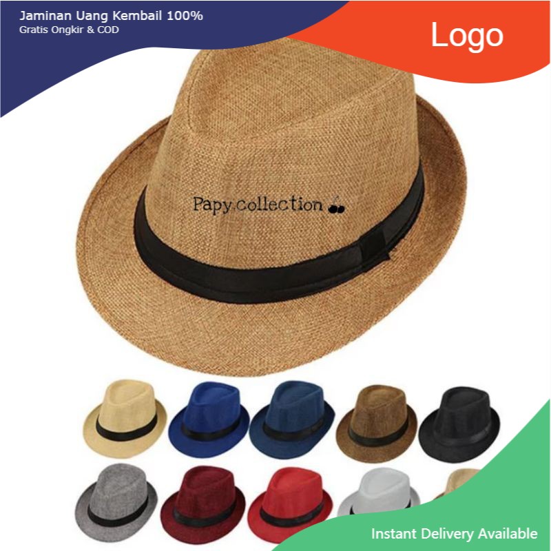 หมวก Fedora ปานามา F1 / หมวก Fedora นําเข้า / หมวก Fedora ผ้านุ่ม
