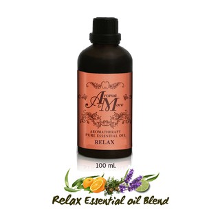 Aroma&amp;More Relax น้ำมันหอมระเหยสูตรผสม คัดสรรกลิ่นหอมที่ผ่อนคลาย พักผ่อน/Relax Essential Oil Blend 100% pure 100ML