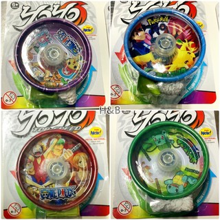 ของเล่น ลูกข่าง โยโย่ ลูกดิ่ง Yo-Yo ของเล่น วันพีช โปเกมอน เนื้อโลหะผสม ลายการ์ตูน ONEPIECE Pokémon