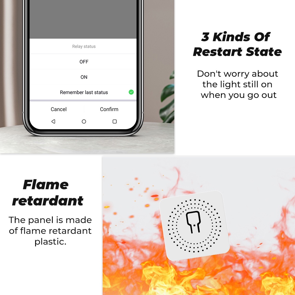 SONOFF โมดูลสวิตช์ไฟอัจฉริยะ EWeLinkAPP 16A Wifi สวิตช์ไฟ wifi ไร้สาย 2 ทาง ตั้งเวลาได้ สําหรับ Google Home Alexa - รูปที่ 5