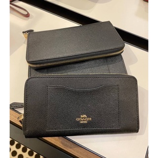 COACH ACCORDION ZIP WALLET (COACH F54007) สวย ดุ หายาก