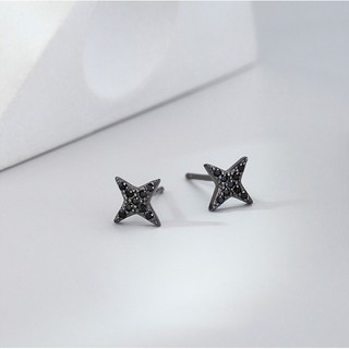 156-littlegirl gifts- Dark Star Ear Stud s925