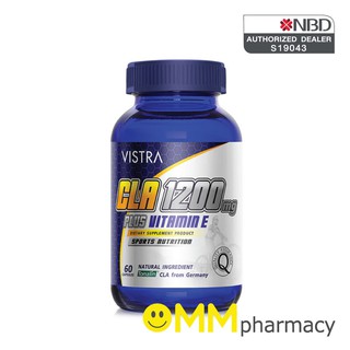 VISTRA Sport CLA 1200 mg Plus Vitamin E เพิ่มกระบวนการเผาผลาญ 60 แคปซูล