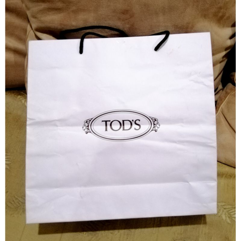 กระเป๋ากระดาษแท้ Preloved TODS - กระเป๋าช้อปปิ้งดั้งเดิม