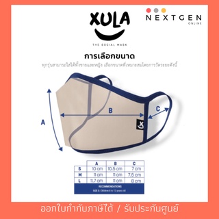 XULA MASK หน้ากากผ้าเห็นรอยยิ้ม ซักได้ คุณภาพสูง รับรองจาก European Certification