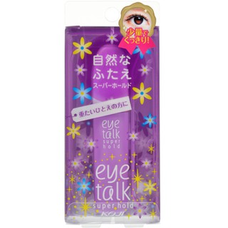 KOJI EYE TALK กาวทำตาสองชั้น ปราศจากน้ำยางธรรมชาติเลเทกซ์ สูตรซุปเปอร์ โฮล์ด ชุดละ 2 ขวด ขวดละ 6 มิลลิลิตร