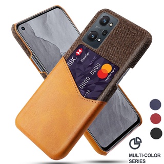 เคสหนัง กันกระแทก พร้อมช่องใส่บัตร หรูหรา สําหรับ Realme GT Neo 3T Realme GT2 Pro GT Neo2 GT