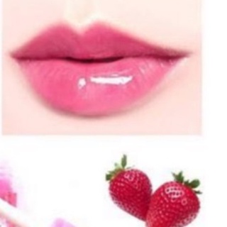 ⚡FLASH SALE⚡♡พร้อมส่ง์ Tanako Strawberry color changing lip balm No 0480(12pcs in a box)