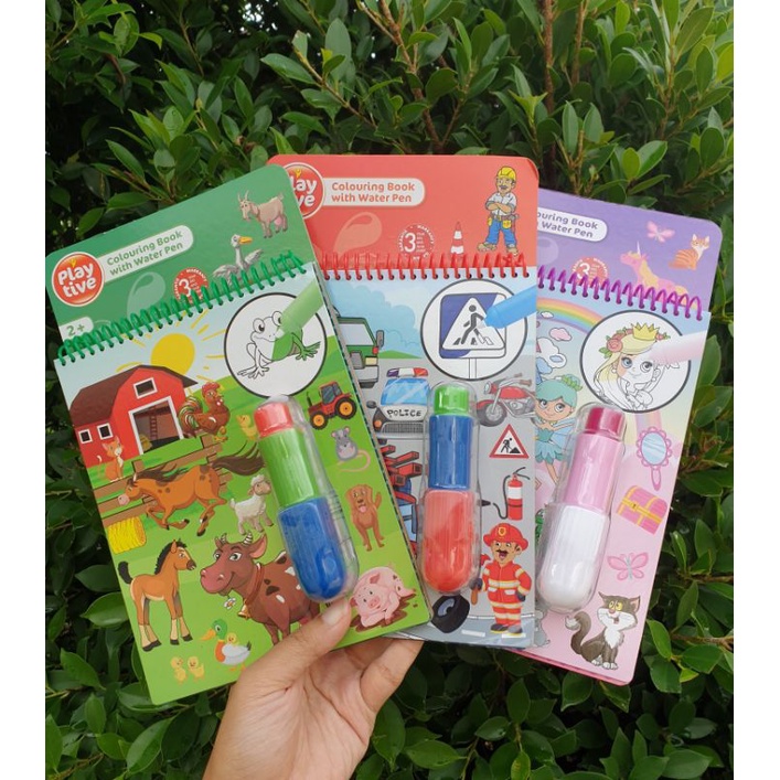 สมุดระบายสีน้ำplaytive