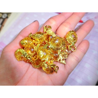 จี้พญานาคราช รุ่นเทพนพเคราะห์  ประจำวันเกิด วันจันทร์ (สีเหลือง)