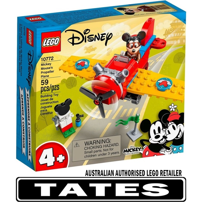 เลโก้ 10772 อะไหล่ใบพัด ลายมิกกี้เมาส์ และมิตรภาพ Disney Mickey And Friends 4+
