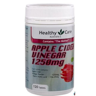 Healthy Care Apple Cider Vinegar 1250 mg 120 Tablets