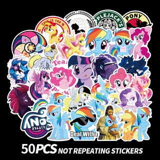 สติ๊กเกอร์ไวนิล my little pony 50 ชิ้น high