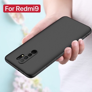 Case TPU เคสเสี่ยวหมี่ Xiaomi Redmi 9 เคสซิลิโคน เคสนิ่ม สวยและบางมาก เคสสีดํา เคสมือถือ สินค้าพร้อมส่ง Redmi9