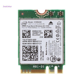 Doublebuy Intel 00JT497 3165NGW ไร้สาย-AC Dual Band สําหรับ Lenovo ThinkPad