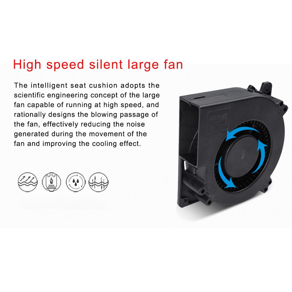 1PC Car Seat Ventilated Mat Summer 3 Fans Single Cold Pad MultiFunction Cooling Pad Car