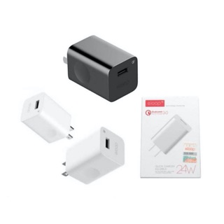 หัวชาร์จ  Eloop EQ-24BUS หัวชาร์จ Quick Charge 3.0 24W Wall Charger Adaptor