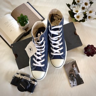 รองเท้า CONVERSE HI DARK BLUE CLASSIC Unisex ของแท้ 100% (ฆ)