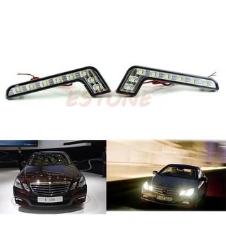 Runwaterproof Car Daytime Running Light 8 LED DRL Daylight Kit