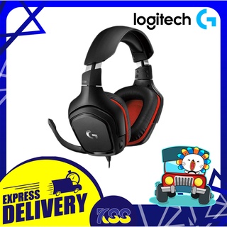 หูฟังเกมมิ่ง หูฟังเล่นเกมส์ Logitech G331 Gaming Headset Stereo Black/Red รับประกัน 1 ปี