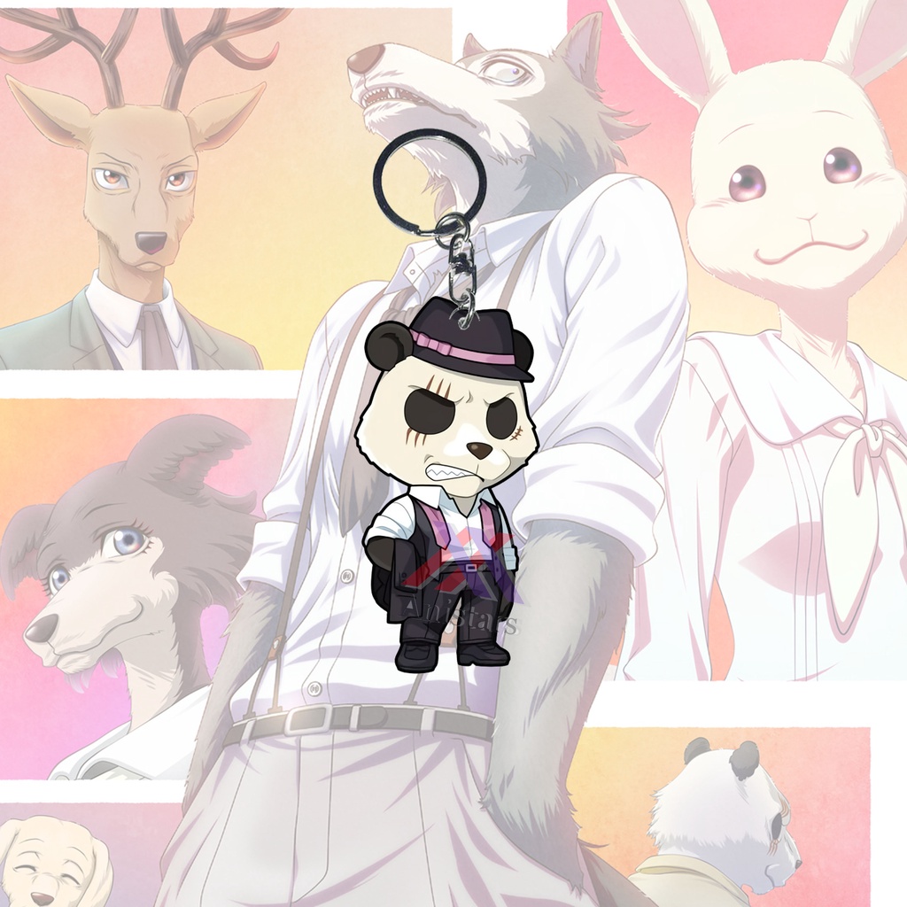 GANTUNGAN Beastar Gohin พวงกุญแจอนิเมะ - พวงกุญแจ - ของที่ระลึก - พวงกุญแจ