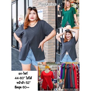 M39 เสื้อสาวอวบ อ้วน Bigsize XXL Oversize เสื้อยืด เสื้อคอกลม