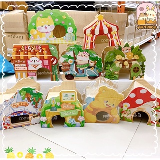 ppetshop - Hedgehog Planet ของเล่น ของแต่งกรงหนูแฮมสเตอร์ บ้านไม้แฮมสเตอร์ งานดี