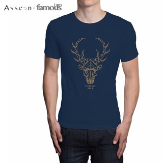 เสื้อยืด i am famous สกรีนลาย Triangle deer