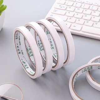 เทปกาวสองหน้า Masking Tape 8 mm. 10 มม. 12 มม. × 12 ซม. สำหรับเครื่องเขียน สำนักงาน นักเรียน DIY.