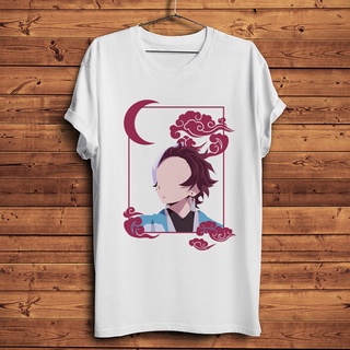 ขายดี!เสื้อยืดแขนสั้นลําลอง พิมพ์ลายอนิเมะ Kamado Tanjirou Demon Slayer สีขาว สไตล์สตรีท สําหรับผู้ชาย และผู้หญิงS-5XL