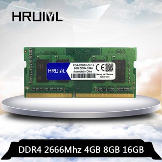 Hruiyl หน่วยความจําแล็ปท็อป คอมพิวเตอร์ โน้ตบุ๊ก ddr 4 4GB 8GB 16GB RAM 2666V 2666mhz ddr4 PC4-2666 4G 8G 16G