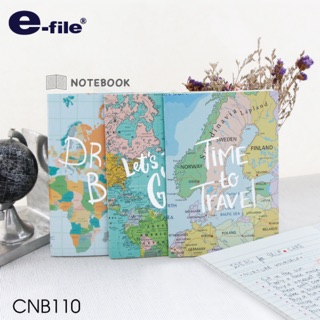 E-file map cover notebook CNB110 I สมุดโน้ตปกอ่อน 80 แกรม 30 แผ่น กระดาษถนอมสายตา