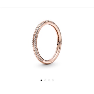 แหวน​ Pandora ME Pavé Ring​ สี rose gold มีกล่อง​ให้ค่ะ​