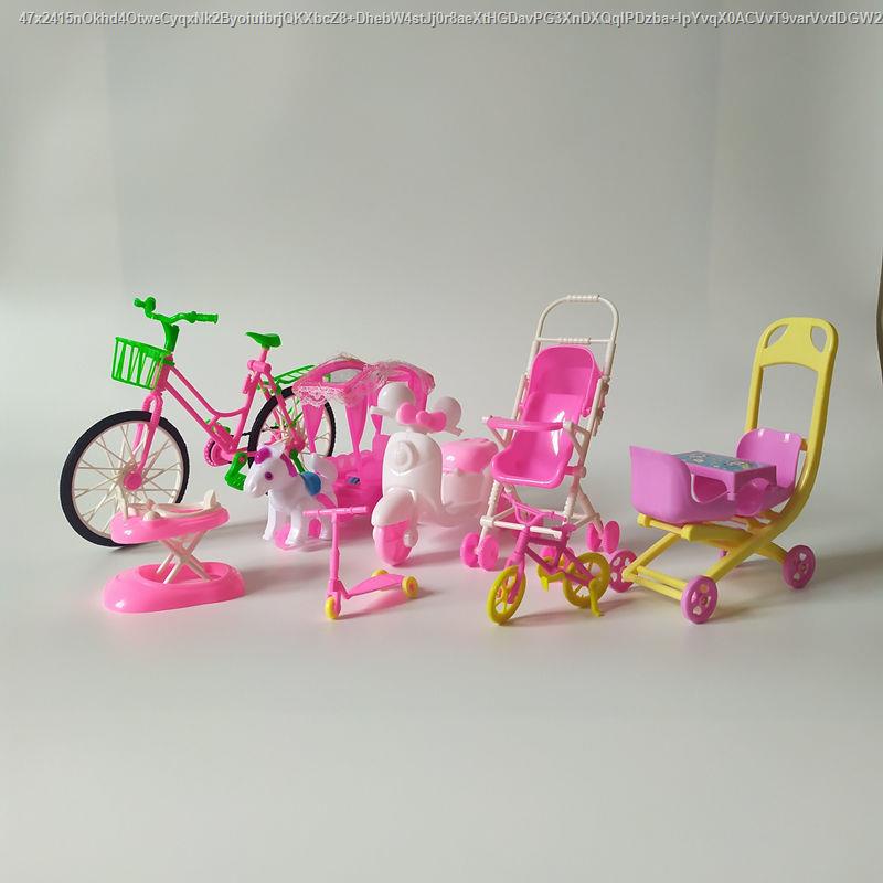ชุดตุ๊กตาบาร์บี้อุปกรณ์ play house ของใช้ในบ้านและของสะสม รถยนต์ต่างๆ ชิงช้าสวรรค์ชิงช้า